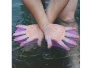 1 Pair Swimming Flippers Hand Swim Trainning Finger Gloves Fins Webbed Paddle