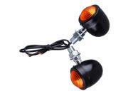 2X Motorcycle Mini Bullet LED Turn Signal Blinker Lights Indicator Lamp