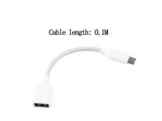 0.1M USB C 2.0 Type C Male to USB 3.0 A Female Data Cable for Mobile Phone
