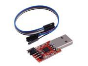 USB to TTL UART 6PIN Module Serial Converter CP2102 STC PRGMR Free cable