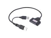 USB 2.0 to 1.8 7 9 16 Pin Micro SATA Adapter Cable For HDD Hard Drive