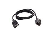 3.5mm Male AUX Audio Plug Jack To USB 2.0 Female Converter Cord Cable