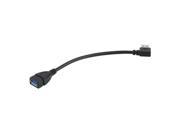 USB 3.0 Male A to Female A 90 Degree Extension Data Sync Cord Cable Adapter