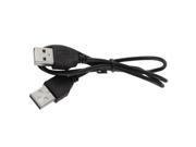Black USB 2.0 Male To Male Extension Connector Adapter Cable Cord