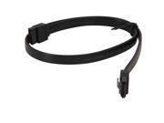 18 inch 6Gb s SATA3 Serial ATA DATA cable with latch Locking for PC Laptop SATA 3.0 SATAIII 6Gbps HDD Hard Drive Disk SSD Black