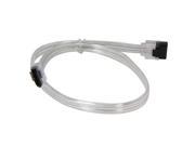 18 inches 6Gb s SATA3 Serial ATA DATA cable w latch locking for PC Laptop SATA 3.0 SATAIII 6Gbps HDD Hard Drive Disk SSD Silver
