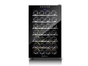 Kalamera KR 28AJP 28 Bottle Freestanding Wine Cooler Refrigerator with Electronic Control Panel Shipping From US