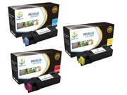 Catch Supplies 3 Pack Replacement Toner Cartridge Color Set For The Dell 2150 Series (1 Cyan 331-0716, 1 Magenta 331-0717, And 1 Yellow 331-0718 ) Compatible Wi
