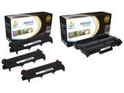 Catch Supplies Replacement Tn420 And Dr420 Cartridge/drum Combo 4 Pack /3 Tn-420, 1 Dr-420/ Compatible With The Brother Hl-2220,2230,2240,2250,2270,2280, Mfc-73