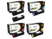 Catch Supplies 5 Pack Replacement Toner Cartridge Set For The Dell 2150 Series (2 Black 331-0719, 1 Cyan 331-0716, 1 Magenta 331-0717, And 1 Yellow 331-0718 ) C