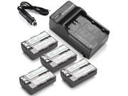 ML For Nikon D90 D200 D300S D700 D80 D70 D50 EN EL3e ENEL3e Battery x4 Charger