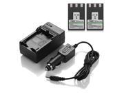 ML 2x 1500mAh NB 1L Battery Charger for Canon PowerShot S100 S300 S100 S400 S500