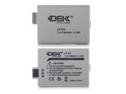 ML 2x Rechargeable BATTERY Pack For CANON LP E5 LPE5 Rebel Xsi Xs T1i 450D 500D New