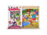 UPC 773392091559 product image for Caillou 4 in 1 Wooden Puzzles [12 Pieces Each - Assorted Puzzle Images] | upcitemdb.com