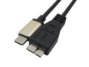 USB C USB 3.1 Type C Male Connector to Micro USB 10pin Male Data Cable for Apple