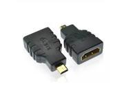 HDMI Micro Male to Female Adapter Converter Video Connectors for HDTV F M 10pcs