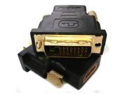 HDMI Female to DVI I 24 1 Male Adapter Converter Gold Plated Connectors New