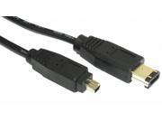 1m Firewire 6 Pin to 4 Pin Lead Cable Wire IEEE1394 6 4 Pc or Laptop to Camera