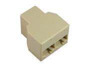 RJ45 CAT5 6 Ethernet cable LAN Port 1 to 2 Socket Splitter Connector Adapter PC
