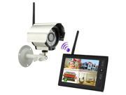 SY602D11 7 TFT LCD 2.4GHz 4CH Wireless DVR Security System 1 Monitor 1 IR Camera