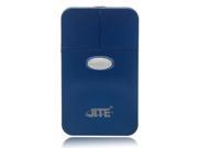 Wired USB Mouse with Retractable Cable for PC Laptop Blue