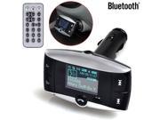 BT 01 LCD Wireless Bluetooth FM Transmitter Car MP3 Player Black