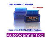 Super Mini ELM327 OBDII Bluetooth Auto Car Diagnostic Scanner Tool V1.5