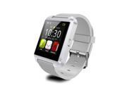 U8 Bluetooth Smart Wrist Watch Phone Mate For IOS Android Samsung iPhone HTC White
