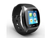 M26 Stylish Touch Screen Smart Bluetooth Bracelet Watch Black