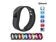 TW64 Pedometer Smart Bracelet Watch with Bluetooth 4.0 IP67 Anti lost Function Black