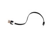 20cm Micro USB Data Line Charging Cable Black