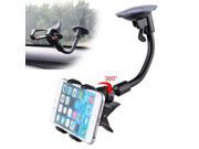 360 Degree Rotational Car Suction Cup Stand Holder Mount Bracket for GPS Cell Phone Black