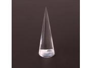 Clear Acrylic Ring Display Cone Stand Holder