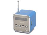 Mini Portable Multimedia Speaker Support MP3 Player USB TF Micro SD Card FM Radio Blue
