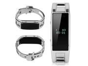 D8 Fashion Bluetooth Smart Bracelet Black Silver