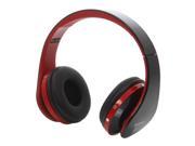 OVLENG ZEB203 3.5mm Bluetooth Wireless Stereo Headphones Headset with Microphone Black and Red