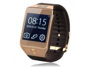 NO.1 G2 1.54 ; Sapphire Glass Touch Screen MT2502A 128 32MB 2.0MP Camera Bluetooth V4.0 Smart Watch for iOS Android Phone Golden