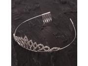 Elegant Rhinestone Crown Headband