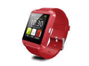 U8 U Watch Bluetooth Smart Watch with Altitude Meter for iPhone Samsung HTC Android Smartphones Red