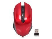 JITE 3241 USB 1000 1600DPI 6D 2.4GHz Wireless Mouse Red Black