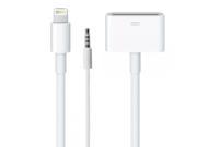 Professional iPhone 4 4S to iPhone 5 5S 6 6S Audio Data Cable White