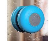 Mini Waterproof Wireless Bluetooth Speaker with Sucker Blue