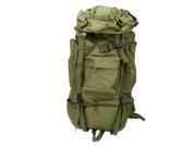 80L Waterproof Outdoor Sport Tactical Camping Hiking Backpack Luggage Bag Green