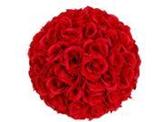 New 9.84 inch Wedding Decor Romantic Super Flower Kissing Ball Burgundy