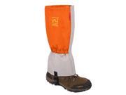 AUTO Waterproof Climbing Sports Snow Ski Gaiters Leg Cover Boot Leg Wrap Orange Free Size