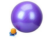 New 85CM Balance Stability Fitness Exercise Ball for Yoga with Air Pump Purple