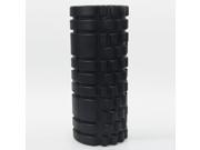 33*14cm Gym Exercise Fitness Hollow Foam Muscle Massage Yoga Roller Black