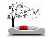 Black Wall Decal Sticker Removable Photo Frame Tree Family Quote Branches Home Decor Right