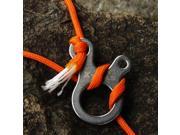 3 Hole Multi function Outdoor Equipment Fast Knot Rope Buckle Tent Rope Buckle Traction Rope Carabiner