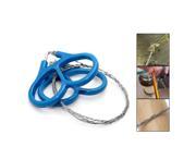 Stainless Steel Wire Easy Saw Emergency Camping Hunting Travel Survival Tool Blue